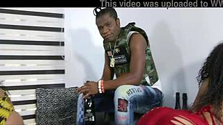 in eko african group threesome with big ass and tongue action