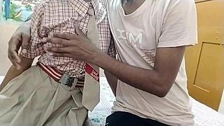 Desi Indian Cute School Girl in Homemade Amateur Scene