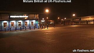 Look At This Chubby British Amateur Rubbing In All The Wrong Places!