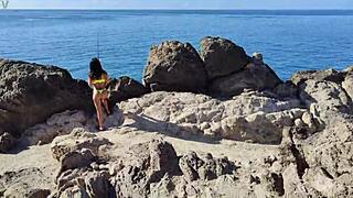 hey, check out this pov where an italian tourist with big tits gets her ass destroyed in public while fishing, ending with a cumshot on her gaping asshole 😱 4k