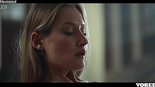 Tiffany Tatum intensely uses guy then unbirths him in vore trailer.