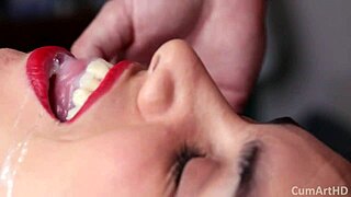this cum compilation features huge facials and swallows