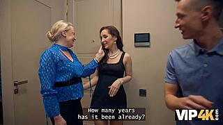 My stepmom's best friend is a retro pornstar