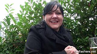 Look At This Chubby British Amateur Rubbing In All The Wrong Places!