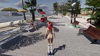 Let's Play Caroline's Fantasies Part 1: Skating On The Beach