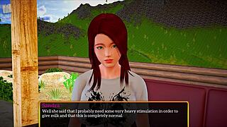 My new family episode features a redhead teen in an erotic game at home