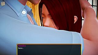 My new family episode features a redhead teen in an erotic game at home