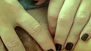 Alineflavio Couple's Blonde Milf Cums Hard Hairless Pussy Orgasm Covered