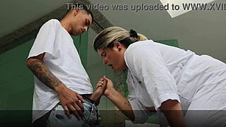 damn that young stepson fucked his big ass milf stepmom right after shower 🍆💦 full vid on red sheer