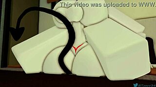 Big Tits and Ass Bounce on Monster Cock in Roblox Fantasy Fuck
