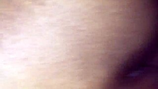 ebony couple's horny quickie creampie before work rush