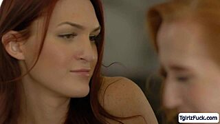 Blonde Transsexuals Engage In Oral And Anal Activities With Partners