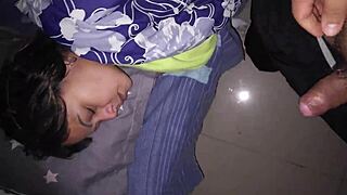 Hey, aren't you the hot milf mommy of my best friend getting so horny in the room?