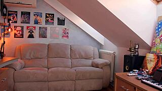 Sexy girl next door seduces me from balcony to facial real amateur action