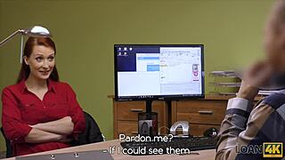 check out those hypnotizing boobs for the credit manager