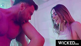 wicked - hot threesome with blonde & brunette in alternate reality