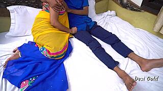 what if young lover roughly fucks horny indian bhabhi's wet pussy at home?