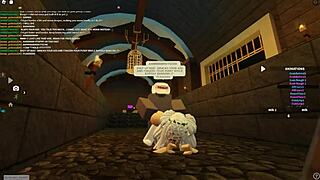 Bent Over Whore Rides Wet in Roblox