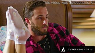 anal-starved petite cheerleader alexis tae drills roommate and stepdad nonstop!!