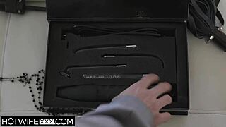 Why handcuff this shared wife for James Deen's deepthroat facefucking facial?