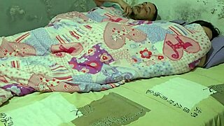 shy stepsis masturbates to xxx then i teach her real pussy banging with monster cock licking