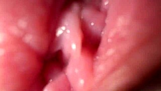 messy pad creamy pussy spreads with hot dirty talk sounds