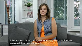 Chubby Virgin Sandra Bulka Masturbates In Naughty Casting