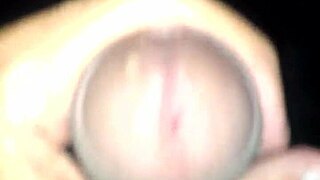 hey watch me piss monster cock into this mug