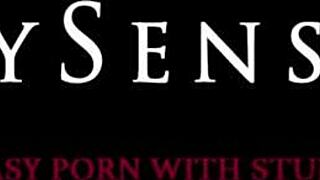 busty shemale natalie mars moans loud getting assfucked missionary by big cock