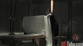 i'm punishin misha mynx blonde slave for bein too horny