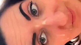 Candid Sandra's Huge Cumshot Facials Compilation Dripping from Chubby Milf Mouths