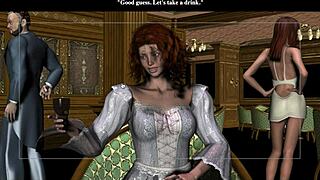 Lets Play Nelana Ending 3 Threesome Blonde Redhead Big Tits Blowjob Cumshot Shaved Pussy