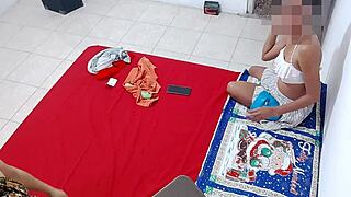 hey, check out these brunettes prepping for their steamy homemade spanish porn shoot