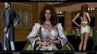 Lets Play Nelana Ending 3 Threesome Blonde Redhead Big Tits Blowjob Cumshot Shaved Pussy