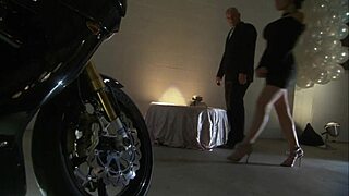 Milf In Heels Licks Then Takes Huge Cock Facial