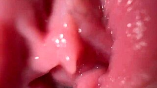 messy pad creamy pussy spreads with hot dirty talk sounds