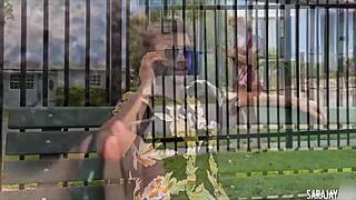 Cougar Sara Jay Begs for Apollo Banks' Creampie in Mature Hole