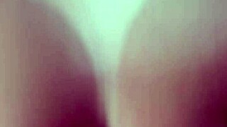 hubby plugs my ass while fucking pussy then rams it full of cum