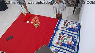 hey, check out these brunettes prepping for their steamy homemade spanish porn shoot