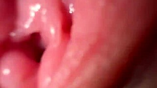 messy pad creamy pussy spreads with hot dirty talk sounds