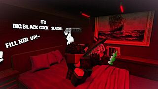 stretch this femboy's tight hole with my huge cock while pounding rough!