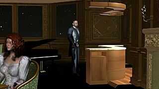 Lets Play Nelana Ending 3 Threesome Blonde Redhead Big Tits Blowjob Cumshot Shaved Pussy