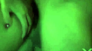 sogra masturbates intensely in front of her son-in-law with subtitles