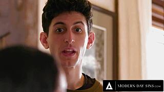 anal-starved petite cheerleader alexis tae drills roommate and stepdad nonstop!!