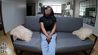 man i love this latina teen riding cock in homemade pov