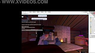 cute fat milf gives papi steamy footjob delight