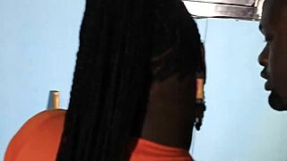 donalzy bends over that african babe pounding her big clit pussy doggystyle nonstop