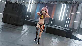 MMD Strip Tease Twice - Can't Stop Shaking It!