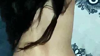 Neighbor's Wife Begs for My Huge Cock Creampie Behind His Back