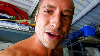 hey lou charmelle's shaved pussy takes hardcore cumshot